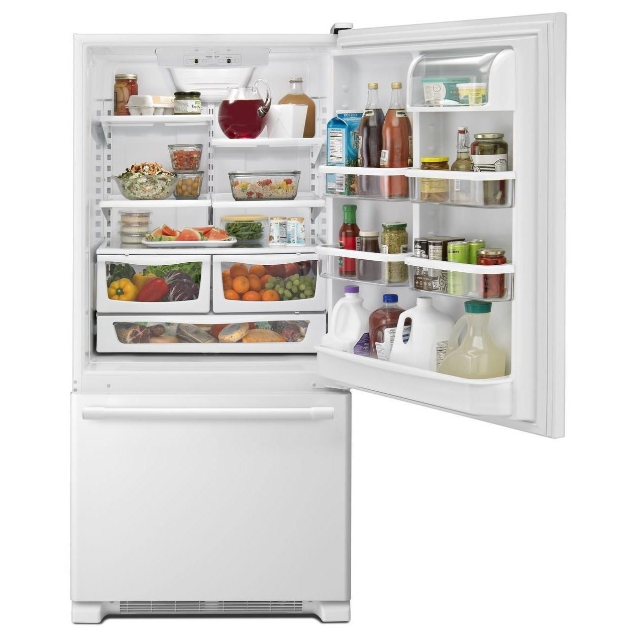 Maytag MBF1958FEW30Inch Wide Bottom Mount Refrigerator 19 Cu. Ft
